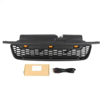 4x4 Off Road Front Grill Car Grille with LED Lights Fit for Ford ESCAPE KUGA 2001 2002 2003 2004 Auto Exterior Accessories