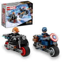 【LEGO 樂高】Marvel超級英雄系列 76260 Black Widow &amp; Captain America Motorcycles(黑寡婦 美國隊長)