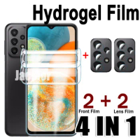 4in1 Full Cover Hydrogel Film For Samsung Galaxy A33 A73 A53 A23 5G A03s Samsum A 73 53 33 23 03s 5 G Water Gel Screen Protector