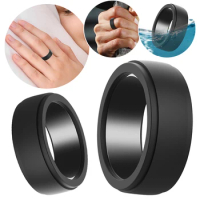 Silicone Ring Protector Anti-Scratch Elastic Ring Cover Anti Drop Protective Case S for 6 7 8 9 for Oura Ring Gen 3 Working Out