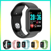 Multifunctional Smart Watch Man watch Bluetooth Connected Phone Music Fitness Sports Bracelet Sleep Monitor Y68 Smartwatch D20