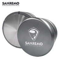 金時代書香咖啡 新品上市！SANREMO 58.5mm 彈簧壓粉器 灰 附底座  HG4393 (下單前須詢問商品是否有貨)