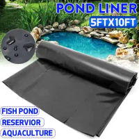 Waterproof Black Fish Pond Liner Cloth Home Pool Reinforced HDPE Heavy Landscaping Pool Garden Pond Liners Cloth For Basin Lake