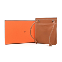 Hermes 愛馬仕 Aline Mini Swift牛皮斜背扁包(BH駝金)