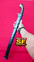 Hiasan dinding Golok Sabet Lawasan buhun Sumedang Larang Gagang Tanduk Sopak Lodong.
