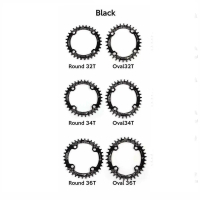 Rantai 104BCD, bentuk bulat oval, 30t/32t/34t/36t/38t ultra ringan