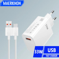 33W USB Charger Fast Charge For IPhone 13 14 15 Pro Xiaomi 13 Wall Charger Adaptor Quick Charging For Samsung Huawei Mate 60 Pro