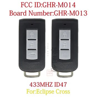 BaoJiangDa 2 Button Smart Key 433Mhz For Mitsubishi Eclipse Cross Montero GHR-M014 (Shell) GHR-M013(Board) Smart Remote Key