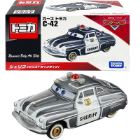 【Fun心玩】DS15264 全新 正版 C-42 警長 CARS 汽車總動員 警車 TOMICA 生日禮物 模型車