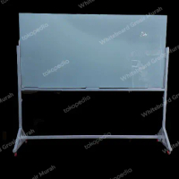 glass whiteboard magnet 100 x 200 + standing