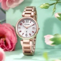 CITIZEN Watch Stainless Steel Pink Gold Strap Roman Character Dial Elegant Women's Expression Gift EO1194-53A