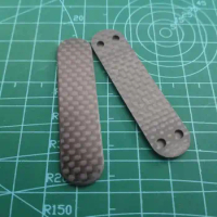 1 Pair DIY Carbon Fibre Handle Scales for 58 mm Victorinox Swiss Army Knife