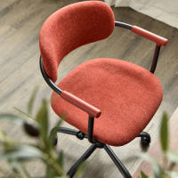 Modern Fabric Office Chairs Backrest Student Computer Chair Swivel Gaming Chair Nordic Home Furniture Girls Bedroom Makeup Chair