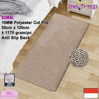 Tren-D-rugs Keset kaki microfiber supersoft polos 50 cm x 120 cm anti slip bulu tebal halus alas lan