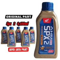 HONDA MATIC OLI MESIN SPX2 650ml FULLY SYNTHETIC ASLI ORIGINAL HONDA untuk Beat Genio Secoopy