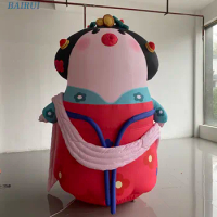 Inflatable New Year cartoon Hanfu Tang Feng Doll Girl doll Chinese style custom model