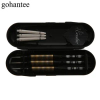 gohantee 3PCS /BOX Professional 27g Steel Darts High Quatuty 27 grams Steel Needle Tip Darts Brass Darts with Nice Dart Flights