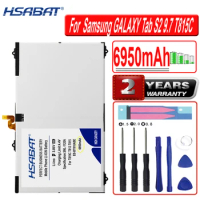HSABAT 6950mAh EB-BT810ABE /ABA Battery for Samsung GALAXY Tab S2 9.7 T815C SM-T815 T815 SM-T810 SM-T817A S2 T813 T819C