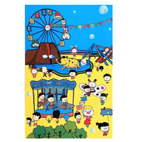 【仲夏周年慶】兒童新樂園明信片C-誰來找碴/遊樂園/MILU
