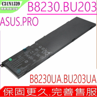ASUS B8230U  BU203  B8238U 電池 華碩 C31N1529  BU203U B8230U B8230UA BU203UA  3ICP6/67/76