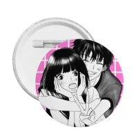 Kimi Ni Todoke Round Button Pin for Clothes Customizable Japanese Girl Manga Pinback Badge Brooch