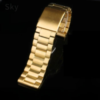 For Diesel Dz7333 Dz4344 Watch Large Dial Men's Gentleman Frosted Comfortable Metal Stainless Steel Gold 24 26 28mm Watchband