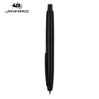 ปากกาหมึกซึม JINHAO 10 คุณภาพสูง สีดำด้าน หัวปากกา EF/F อุปกรณ์สำนักงานและโรงเรียน ปากกาคลิก