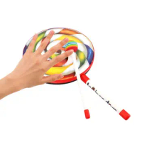 Lollipop Drum for Kids, Hand Drum Stick Toy Set, Percussion Instrument, Hand Eye Coordination, Educational Preschool Toys