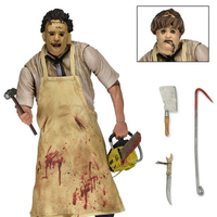 NECA 德州電鋸殺人狂皮臉 Leatherface 40周年版可動手辦模型