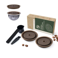 For Nespresso Vertuo Next Reusable Silicone Cap Coffee Capsule Cover Lid Compatible with Nespresso Vertuoline Original Capsules