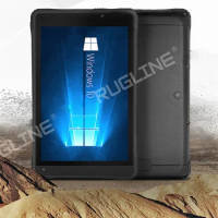RUGLINE 8 Inch Rugged Tablet PC Windows10 OS 4G RAM 64 ROM IP67 4G LTE IP67 Waterproof Shockproof