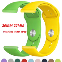 Sports Silicone 20mm 22mm Watch Strap For Garmin Venu 3 Band Forerunner 265 255 Music Vivoactive 4 For Garmin Venu Sq 2 Bracelet