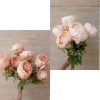 Artificial Peony/ Bunga Plastik Peony Buket