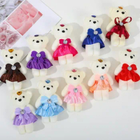 Cute Mini Doll Toy Cartoon Plus Plush Plush Animal Small Teddy Bear Bouquet Bear Kid Toys Plush Dollv 10 PCS