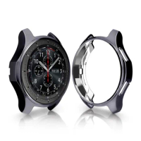 Case for Samsung Galaxy watch 42mm 46mm S3 Frontier/Classic cover electroplated Gear s3 active 2 sport Protective case 20mm 22mm