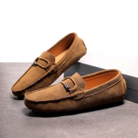 Boat Shoes Man Loafers Breathable Daily Classics Slip-On Shoes Fashion Casual Leather Shoes