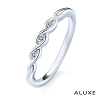 ALUXE 亞立詩 18K金 鑽石戒指 編織星空 尾戒 RW0813