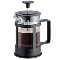 優樂悅~廠家直供咖啡器具咖啡壺歐式304不銹鋼過濾亞馬遜熱銷塑料法壓壺手沖壺 茶壺
