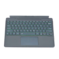 Zonfront Backlit Keyboard For Microsoft Surface Pro 8/9/X Pro3/4/5/6/7/Go/Go2/Go3 Bluetooth Wireless Keyboard Tablet Keyboard