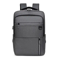 15.6-inch Men's Laptop Backpack Fashion Creativity with USB Charging Port Backpack Leisure Business Backpack