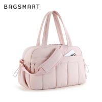Túi Trống Du Lịch, BAGSMART, Túi Tập Gym Thể Dục Cho Nữ, Có Túi Ướt, Mang Theo, Túi Cuối Tuần Cho Nữ