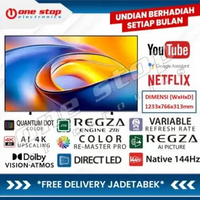 [GARANSI RESMI] TOSHIBA GAMING 55Z570RP 4K UHD 144Hz Dolby Vision IQ Smart TV 55 Inch - 55 Z570R P /