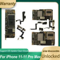Fully Tested Authentic Motherboard For iPhone 11 Pro Max 64G 256G Original Mainboard With Face ID Cleaned iCloud Free Shipping