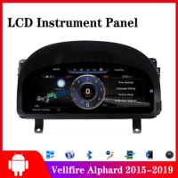 For Toyota Vellfire/Alphard 2015-2018 2019 Car Accessories Android LCD Instrument Panel Cluster GPS Navigation Dashboard Refit