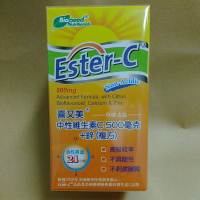 喜又美 Ester-C 中性維生素C+鋅 (複方) 一罐 (60膜衣錠/罐) 維生素C 500毫克