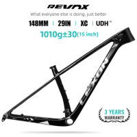 2024 Lexon 29 Carbon MTB Frame Mountain Bike Frames 142/148mm Carbon Bicycle Frame Hardtail UDH F 15/17/19inch BOOST MTB Frame