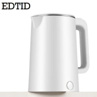 EDTID 220V Electric kettle 3L Stainless Steel Kettle Teapot Auto Power-off Tea Boiler Teapot Heating Hot Water Boil Kettles