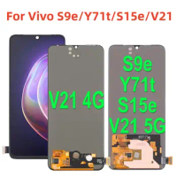 AMOLED Original For Vivo S9e Y71t S15e V21 5G V2050 V2048A V2066 V2108 V2102A V2190A LCD Display Touch Screen Digitizer Assembly
