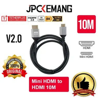 JPC KEMANG TETHERPLUS MINI HDMI TO HDMI A V2.0 4K Nylon Braided / PVC Cable Tether Plus Kabel TP-NUH