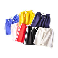 Todder Girl Boy Short Pants Summer Cotton Sport Shorts For Kids Teenage Girls 2 8 10 12 Yrs Black Beach Shorts Children Clothing